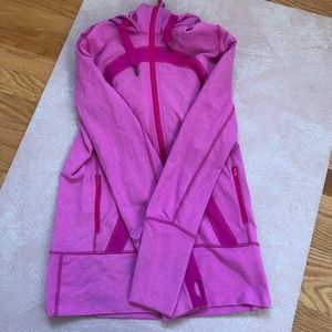 Bright Pink long lululemon sweater size 6